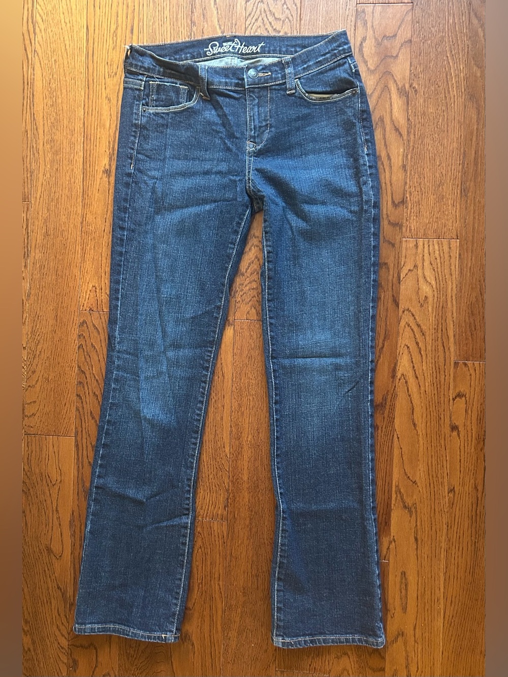Old Navy Size 2 The Sweetheart Regular Fit Blue Denim Boot-Cut Jeans